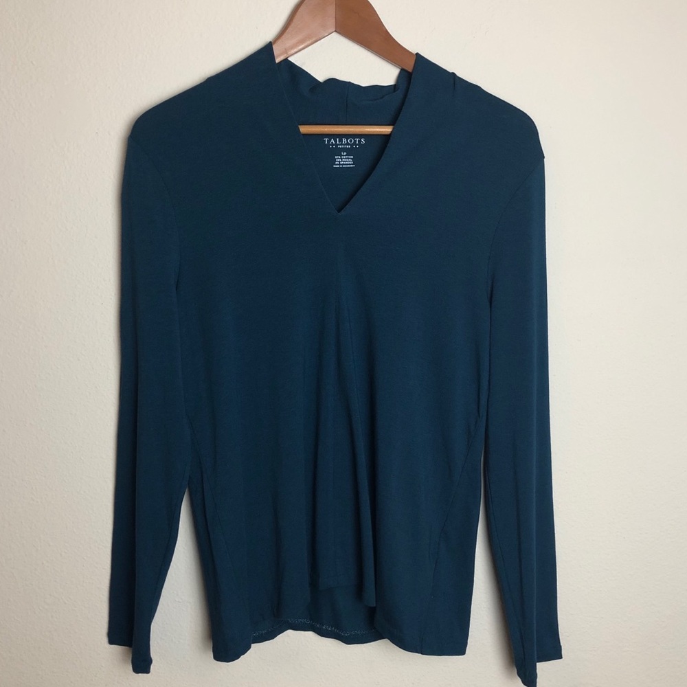 3/$25 Talbots Extra Soft Size Large Petite Shirt